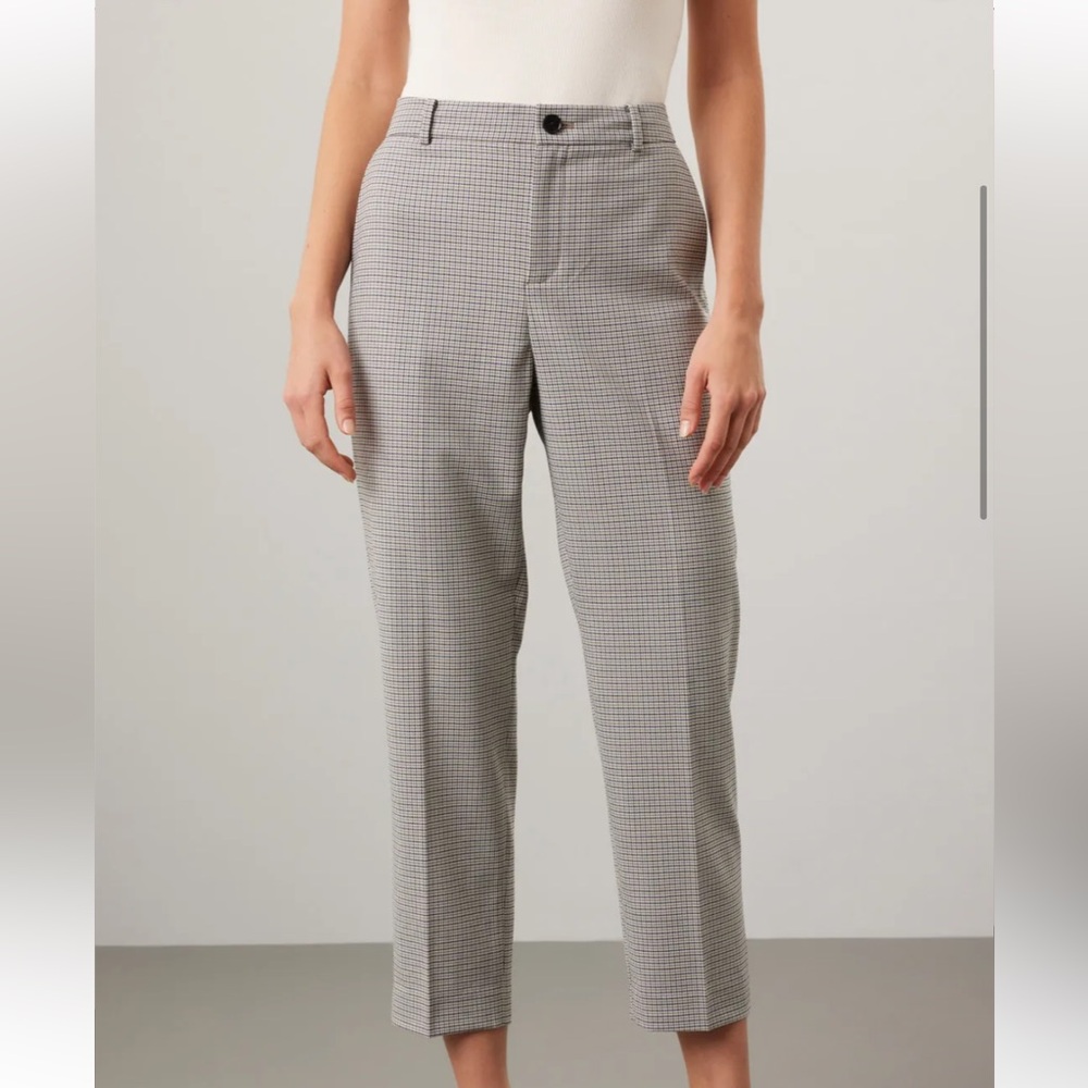 Club Monaco Plaid Gray Borrem Pant